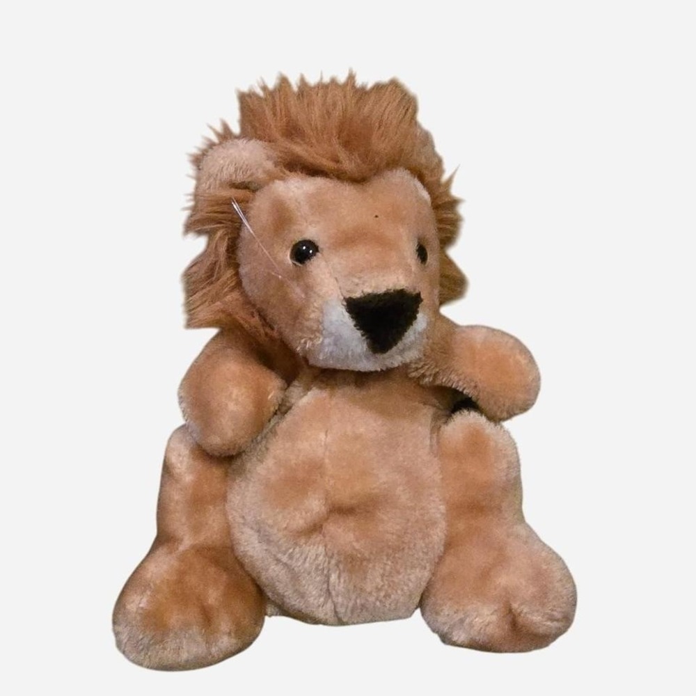 Soft and cuddly lion stuffed animal puppet by Russ